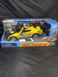 Team Nascar Radio Controlled Track Speedster Yellow #63 NIB - Picture 1 of 1