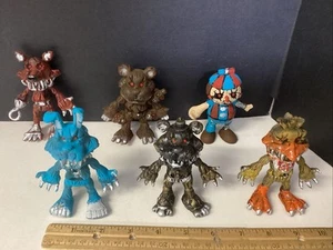 Juego de 6 figuras Five Nights at Freddy’s Bootleg Knockoff México 4” raras - Imagen 1 de 6