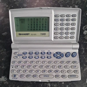 Sharp ZQ-520 Electronic Personal Organizer 1MB Tested Working - Afbeelding 1 van 2