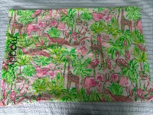 Pottery Barn Kids X Lilly Pulitzer On Parade Pillowcase Pink Green “Maddy” - Picture 1 of 4