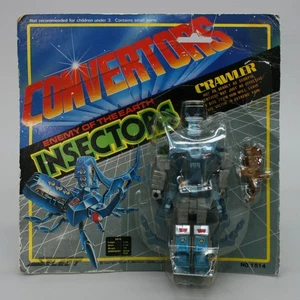 Vintage 1984 Convertors Enemy of the Earth INSECTORS Crawler Toy Robot MOC 1514 - Picture 1 of 11