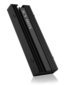 ICY BOX M.2 Kühlkörper für PS5, passend für M.2 SSD (2280), 10mm Bauhöhe, 3X Wär - Afbeelding 1 van 7