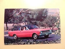 1968 Ford Falcon Futura Sports Coupe vintage automobile postcard