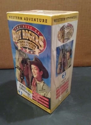 Roy Rogers Best of Triple Feature Collection VHS Movies Box Set Never Opened - Image 1 of 3