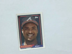 Keith Mitchell 1992: Atlanta Braves: como nuevo: Topps 542 - Imagen 1 de 2
