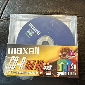 Maxwell Rohling CD-R 20er Pack 650 MB beschreibbar Neu 74 Min Farbdisc (140) - Bild 1 von 6