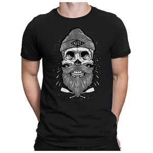 Kult Skull | Herren Fun T-Shirt Regular Fit S bis 4XL | Sailor Hamburg Totenkopf - Picture 1 of 13