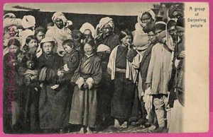 ag3809 - INDIA - POSTAL DE COLECCIÓN - UN GRUPO DE PERSONAS Darjeeling - Imagen 1 de 1