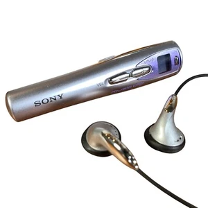 Reproductor de MP3 Sony VAIO Vintage Clip de música plateado MC-S50 red personal MDR-E838 - Imagen 1 de 22