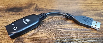 Logitech Surround Gaming Headset Model A-5572A – USB to 3.5mm Stereo Adapter - Image 1 of 4