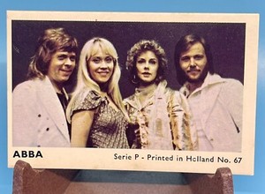 ABBA 1973 Dutch Gum Serie P - Printed in Holland No. 67