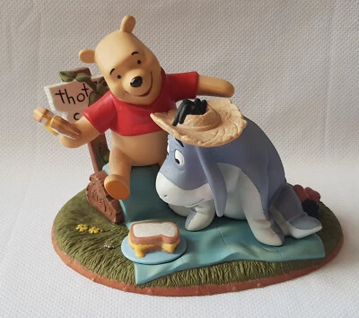 RARE - ENESCO DISNEY WINNIE the POOH & FRIENDS FIGUR EDITION 2000 EEYORE & PUUH - Bild 1 von 4