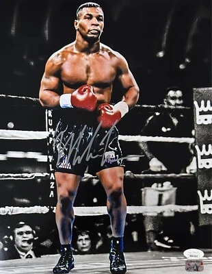 Mike Tyson Signed Autographed 11x14 Photo JSA & Mike Tyson Authentic COR Edit - Image 1 of 2