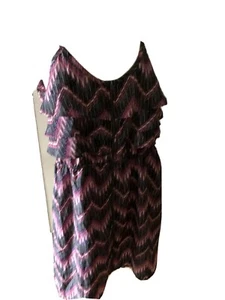 Xhilaration Mini Abito Corto da Donna Estivo Boho Senza Schienale Festa Prendisole - Foto 1 di 5