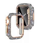 Case for Apple Watch Series 8 7 6 SE Bling Bumper Protector Cover Shiny Frame