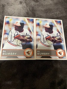 Al Bumbry Autographed Orioles Postcard - Picture 1 of 1