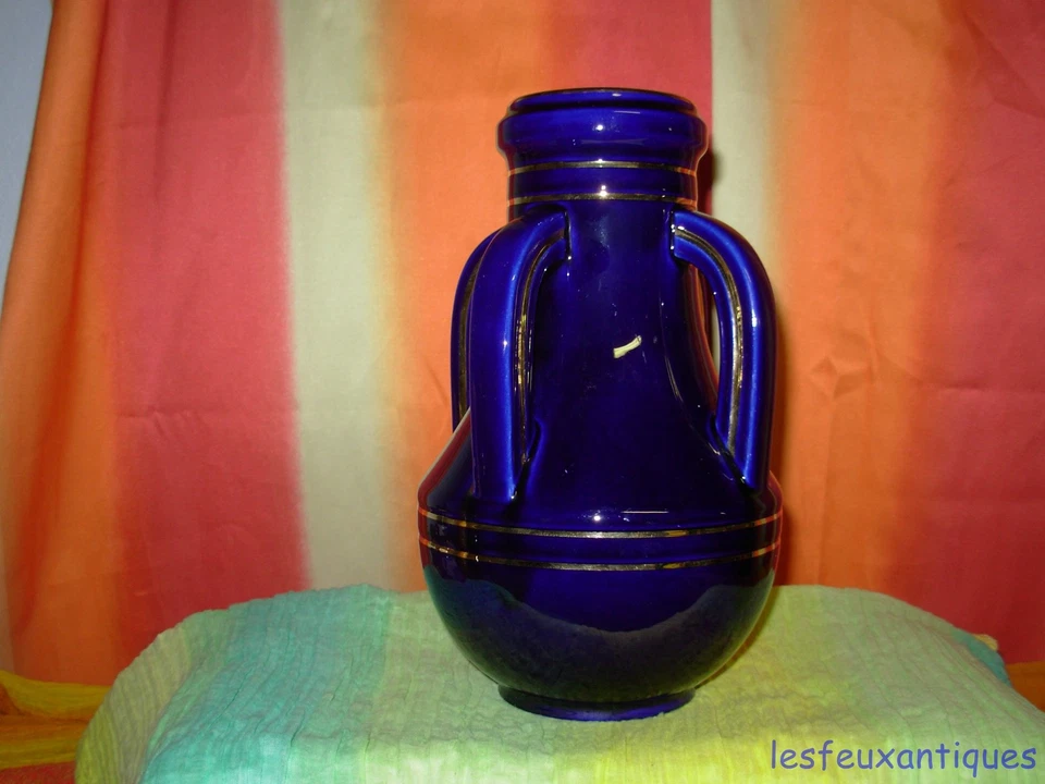 Magdalithe Vase En Faïence 4 Anses  - Photo 1/4