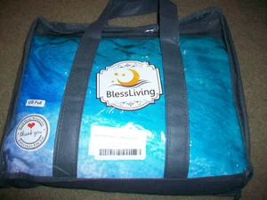 NEU BlessLiving Bunte Marmor Bettwäsche Pastell Rosa Blau Lila Bettbezug Voll - Bild 1 von 3