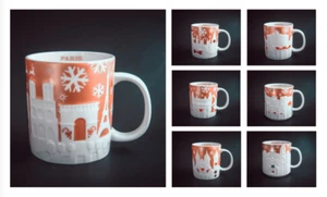 Starbucks GOLD Relief City Christmas Mug with SKU *** Choose City *** - Picture 1 of 24