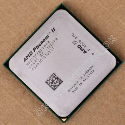AMD Phenom II X4 955 - 3.2 GHz (HDZ955FBK4DGM) Quad-Core 125W 6M Socket AM3 CPU - Photo 1/2