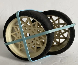 RC Models Car Buggy Tires W Wheels Set Of 2 - Picture 1 of 3