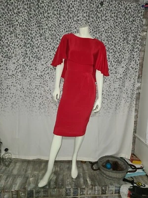 Vestido Theia Capelet Rojo San Valentín Talla 0 Foto 1 de 4