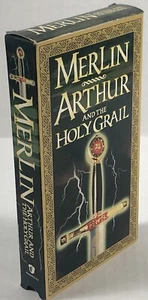 MERLIN Arthur And the Holy Grail VHS Rare Documentary 1998 KING Camelot Druid - Picture 1 of 3