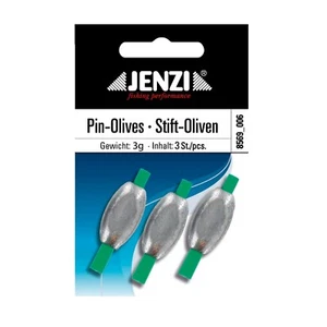 Jenzi Angelblei Blei Angeln - Olivenblei mit Stift - Bild 1 von 1