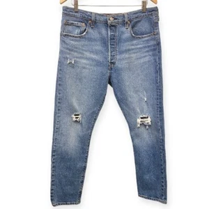 Levi’s 501 Sz 16/17 (33) Skinny Jeans High Rise Button Fly Stretch 29502-0147 - Picture 1 of 15