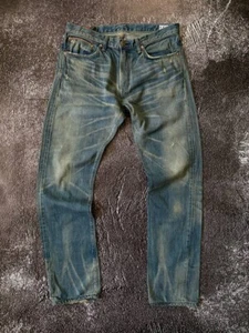 Vintage EDWIN Jeans Japan Selvedge Denim 34 / 34 Distressed Jeas Pants - Picture 1 of 14