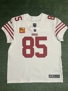 Camiseta deportiva de George Kittle San Francisco 49ers Captain Patch Nike Vapor Elite (48) XL - Imagen 1 de 10