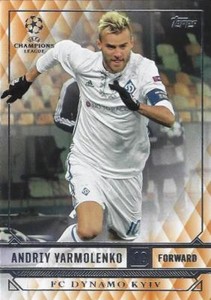2016-17 Topps UEFA Champions League Showcase FC Dynamo Kyiv Orange Parallel