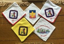 Lot of 5 Valley Forge Council Neckerchiefs