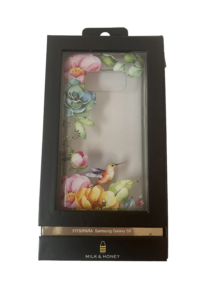 Funda Floral Colocada Leche y Miel para Samsung Galaxy S8 - Colibrí/Transparente Foto 1 de 4