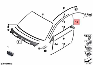 Genuine BMW M E81 E82 116d 116i 1.6 2.0 118d Cover Column B Left 51377164945 - Picture 1 of 1