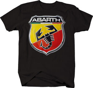 Abarth Scorpion Shield Racing Logo T Shirt