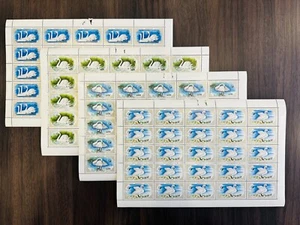 Sello antiguo de Mongolia MNH hoja completa: cisne, pájaro - Imagen 1 de 1