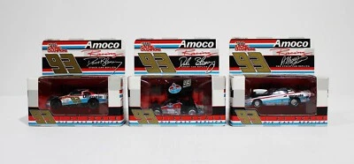 NIB SET OF 3 AMOCO 93 RACING CHAMPIONS 1:64 DIE-CAST CARS VTG 2000 NHRA & NASCAR - Image 1 of 4