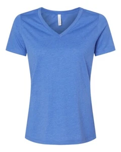 BELLA + CANVAS - Women’s Relaxed Jersey V-Neck Tee - 6405 - Heather 6405CVC - Picture 1 of 30