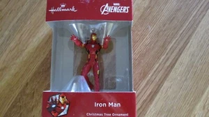 Hallmark "IRON MAN -MARVEL AVENGERS" RED BOX- Ornament NIB - Picture 1 of 3