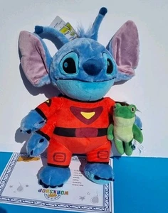 Costruisci un Orso Stitch Disney Experiment 626 Alieno con Rana Wristie Nuovo con etichette Senza Suono - Foto 1 di 13