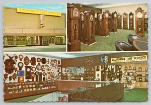 1974 California Time Service Clock Shop Ad Long Beach CA 4x6 MINT Postcard - Picture 1 of 2