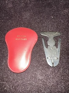 British Buttner Stahlrohrreinigungswerkzeug mit rotem Koffer - Bild 1 von 4