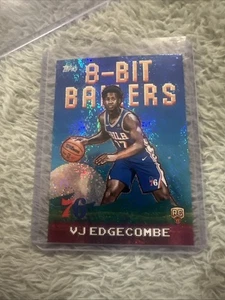 VJ Edgecombe 2025 Topps #8B-33 8 bits Ballers RC Holo Foil SP 76ers Sixers - Imagen 1 de 2