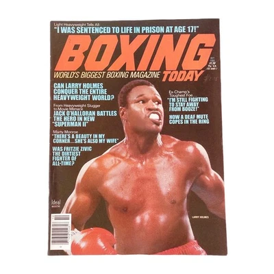 Boxing Today Magazine Issue 5 Vol 3 October 1981 | Larry Holmes Cover - Image 1 of 4
