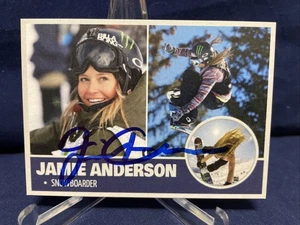 Jamie Anderson  Autographed Custom Snowboarding Olympics Card - Picture 1 of 2
