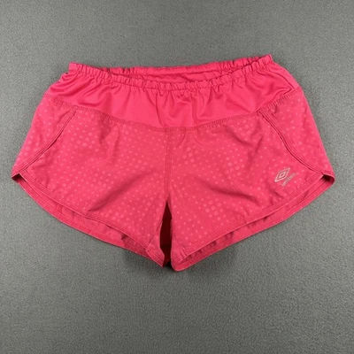 Pantalones Cortos Atléticos Umbro Para Mujer Pequeños Ligeros Elásticos Cintura Bolsillos Lunares Foto 1 de 4