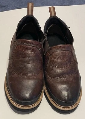 Chinook Calzado Caballo de Trabajo Bota Romeo Marrón Sin Cordones Para Hombre Talla 8 Ancha, Impresionante Foto 1 de 4