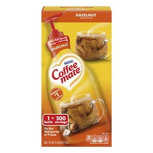 Coffee mate Hazelnut Liquid Creamer 50.7 Fl Oz Non Dairy Pump Bottle - Picture 1 of 6