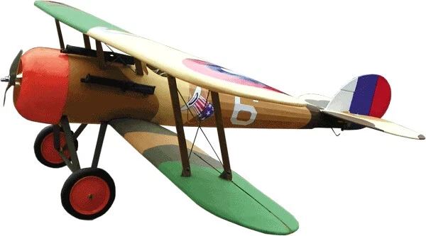 Balsa USA 1/6 Scale Nieuport 28c-1 Remote Control Balsa Wood Airplane Kit #425 - Image 1 of 2